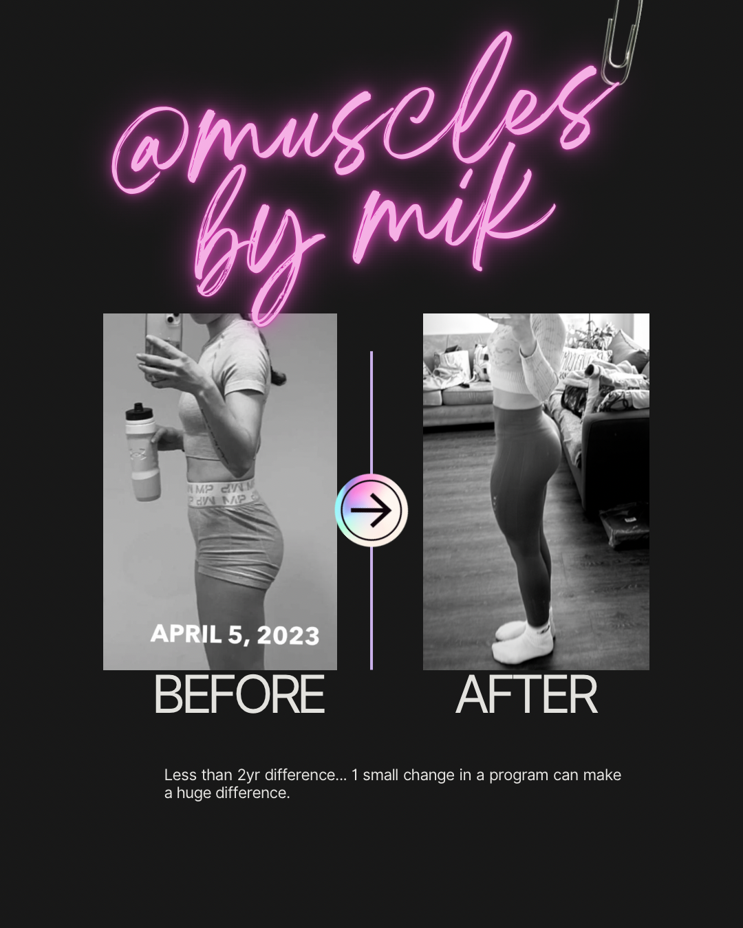  MUSCLESBYMIK Booty Transformation Program